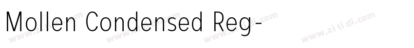 Mollen Condensed Reg字体转换